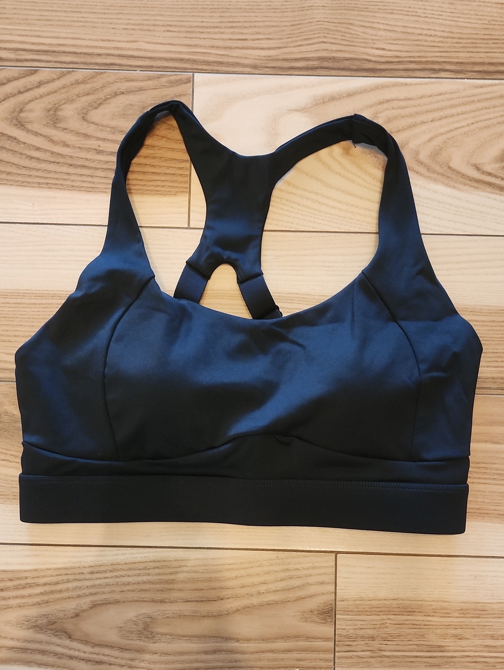 Black Racerback Sports Bra - Unbranded